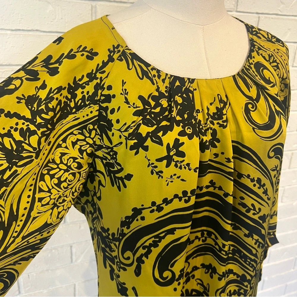 Uncle Frank Chartreuse Shift Dress Women’s S - Picture 9 of 14